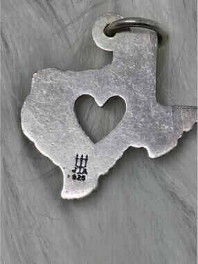 James Avery Deep in the Heart of Texas Charm Sterling Silver
